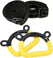 2pcs Kids Exercise Rings Durable Fitness Ring for Kids Gymnastic Rings to Stretch Child Handle