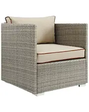 Modway Outdoor Repose Outdoor Patio Wicker Rattan Armchair