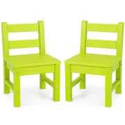 Giantex Kids Chairs Toddler Activity Play Study Chairs Children Furniture Outdoor & Indoor Green