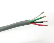 25' 4 Conductor 18 Gauge Unshielded Cable ~ 4C 18AWG CMR U1804