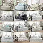 Boho Chic Quilted Bedding Set - 6-Piece Lux Microfiber Daybed Cover for Sofa Bed