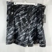 AND1 Mens Grey Camo Basketball Shorts 3XL 8” Inseam New With Tags