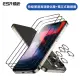 【ESR 億色】iPhone 15 Pro Max 特級滿版黑邊高清鋼化玻璃保護貼3片裝 贈貼膜神器1入+獨立鏡頭膜2組