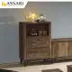 ASSARI-班克工業風2尺展示櫃(寬60x深46x高91cm)