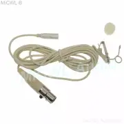 Microphone Clip Lavalier for AKG Wireless Body-Pack Transmitter 3 Pin XLR TA3F