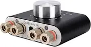 Mini Bluetooth 5.0 Stereo Power Amplifier, 50Wx2 HiFi Mini Amp for Home Speakers (Black)