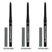 NEW Avon Glimmerstick Retractable Eyeliner - Saturn Grey 0.28 g / SET OF 3