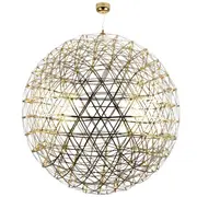 Nano 120 LED Ball Pendant Lights Gold | Replica Moooi Fireworks