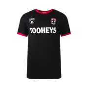 St Kilda Saints AFL FC2091S Mens Retro Throwback BLACK Printed T Shirt New