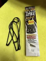 Zebra Hybrid Bow Cables by Mathews For Compound Bows Anti Stretch 30 7/8 Craze