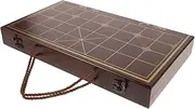 COSMEVIVI Dual-use Chess Box Chinese Chess Set Wooden Chessboard Storage for Pieces Portable Game Toy for All Levels