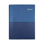 2025-2026 Financial Year Diary Collins Vanessa A4 Week to View Blue FY345.V59