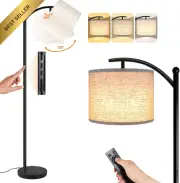 Modern LED Arc Floor Lamp Dimmable Remote Touch Control Light