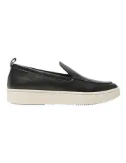 [Active Flex] Angus Leather Sneakers in Black