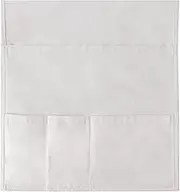 Sofa Armrest Organizer,Couch Recliner Remote Control Holder, Sofa Arm Tidy Hanging Storage Bag with 4 Pockets Holder Pouch(White)
