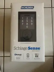 Schlage Sense Black Century Smart Deadbolt - SRE60075