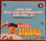 2021 Topps Heritage Baseball EXCLUSIVE HUGE Factory Sealed Blaster Box-Loaded!