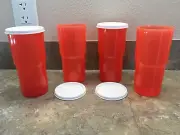 Tupperware TableTop Tumblers Set Of 4