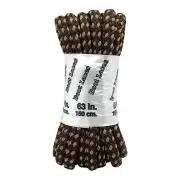 BROWN-TAN 63" HEAVY DUTY Hiking Work BOOT LACES, 5mm Durable Shoelaces Strings