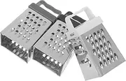 LOPUNER 3pcs Mini Onion Slicer Potato Grater Cheese Corers Slicer Stainless Steel Vegetable Grater Kitchen Gadget