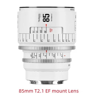 7Artisans 85mm T2.1 Large Aperture Full Frame Nano Lens for EF Cinema Camera
