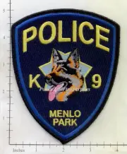 California - Menlo Park K-9 CA Police Patch Canine