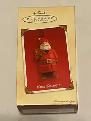 2003 Hallmark Keepsake Christmas Ornament-Kris Kringle-Santa, w/ Box