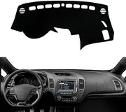 Dashboard Cover Mat, for Kia Cerato 2013-2018,Car Dashboard Cover,Non-Slip Dash Mat Dashboard Cover,Black Dash Cover Mat,Interior Dash Covers