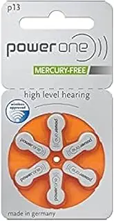 Power One P 13 Hearing Aid Batteries (0% Mercury)