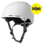 Triple 8 Gotham MIPS White Rubber Helmet