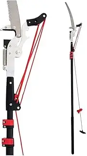 Telescopic Pole Saws, 5.4/18FT Professional Telescopic Tree Pruners Pole Height Extendable Pruning Saw Landscaping Branch Loppers Saw Trimmer Gardening Tools for Trimming Branches and Leaves