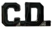 Wholesale Lot of 12 C.D. Silver Motorcycle Hat Cap Lapel Pin PO-347