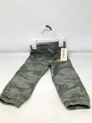 Cat and Jack Pull-On Elastic Draw String Camo Jogger Pants Gray Size 18 Months