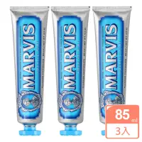 在飛比找momo購物網優惠-【MARVIS】義大利海洋薄荷牙膏85mlx3-藍色(真品平