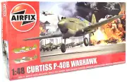 Airfix Curtiss P-40B Warhawk 1:48 Scale Plastic Model Plane A05130A