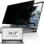 [IPROKKO] 14 Inch Privacy Screen for Hp/Dell/Acer/Lenovo/ThinkPad/Samsung/Asus/Sony, Removable 16:10 Aspect Laptop Shield, Anti Blue Light Glare Filter