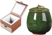 Small Keepsake Urn for Human Ashes with Velvet Box - Pet Cremation Urn, Mini Fun