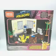 Mega Construx Pokemon Detective Pikachu Movie Pikachu Office Set NEW Sealed