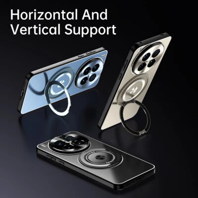 For Vivo X200 Ultra, Phone Case Hybrid Armor Magnetic Ring Metal back Cover