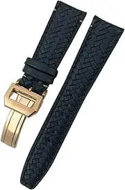 [SKXMOD] For IWC Portugieser Big Pilot IW377714 IW394005 Leather Watch Strap Blue Wristband 20mm 21mm 22mm Premium Cowhide Strap