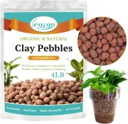 Legigo 4 LBS Organic Expanded Clay Pebbles, 4Mm-16Mm Light Clay Leca Balls for P