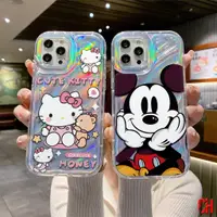 在飛比找蝦皮購物優惠-Hello Kitty 米奇手機殼適用於 IPhone 14