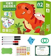 Pen Control Book for Toddler, Tracing Books for Toddler | PRACTICE LETTER WRITING LETTER Preschool Activities - Educational Learning Puzzle Jigsaw Puzzle Game Travel for Boy