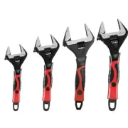 Short Handle Wrench Large Opening Adjustable Spanner for Nut Disassembly Repair