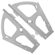1 Pair Single Layer Shoe Rack Flip Frame Hinges Stainless Steel Cabinet
