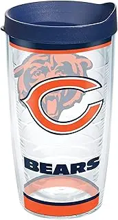 Tervis Tradition NFL Chicago Bears Insulated Tumbler, 16oz, Clear - Tritan