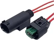 BIZOCA 2 3 4 6 8-pin Automotive Reverse Sensor Electronic Connector Wiring Harness Waterproof Compatibility 1-967644-1 968402-1(2P Female and Male)