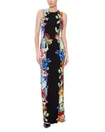Alice and Olivia Delora Open Back Maxi Dress