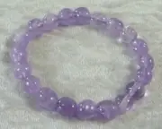 Amethyst Tumbled Bead Bracelet