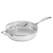 Scanpan Stainless Steel 28cm/4L Saute Pan Round - Silver